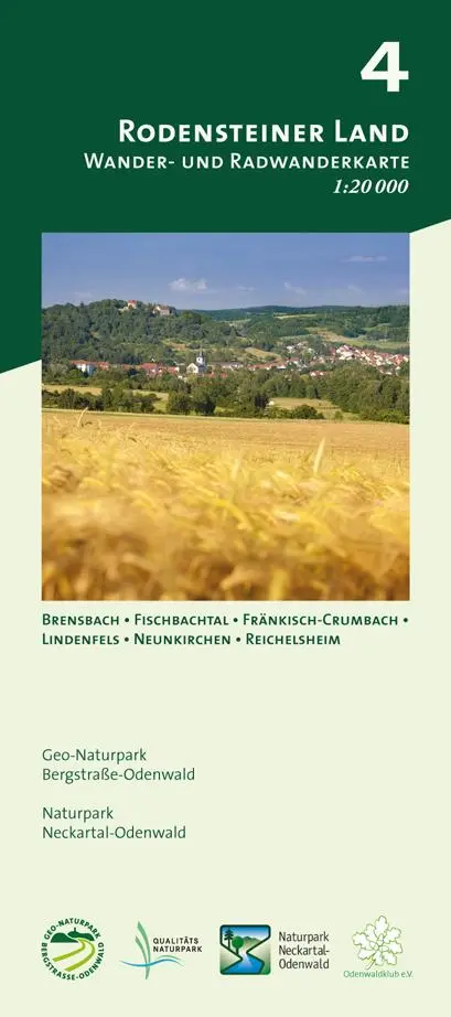 Cover: 9783947593361 | Blatt 4, Rodensteiner Land | Geo-Naturpark Bergstraße-Odenwald (u. a.)