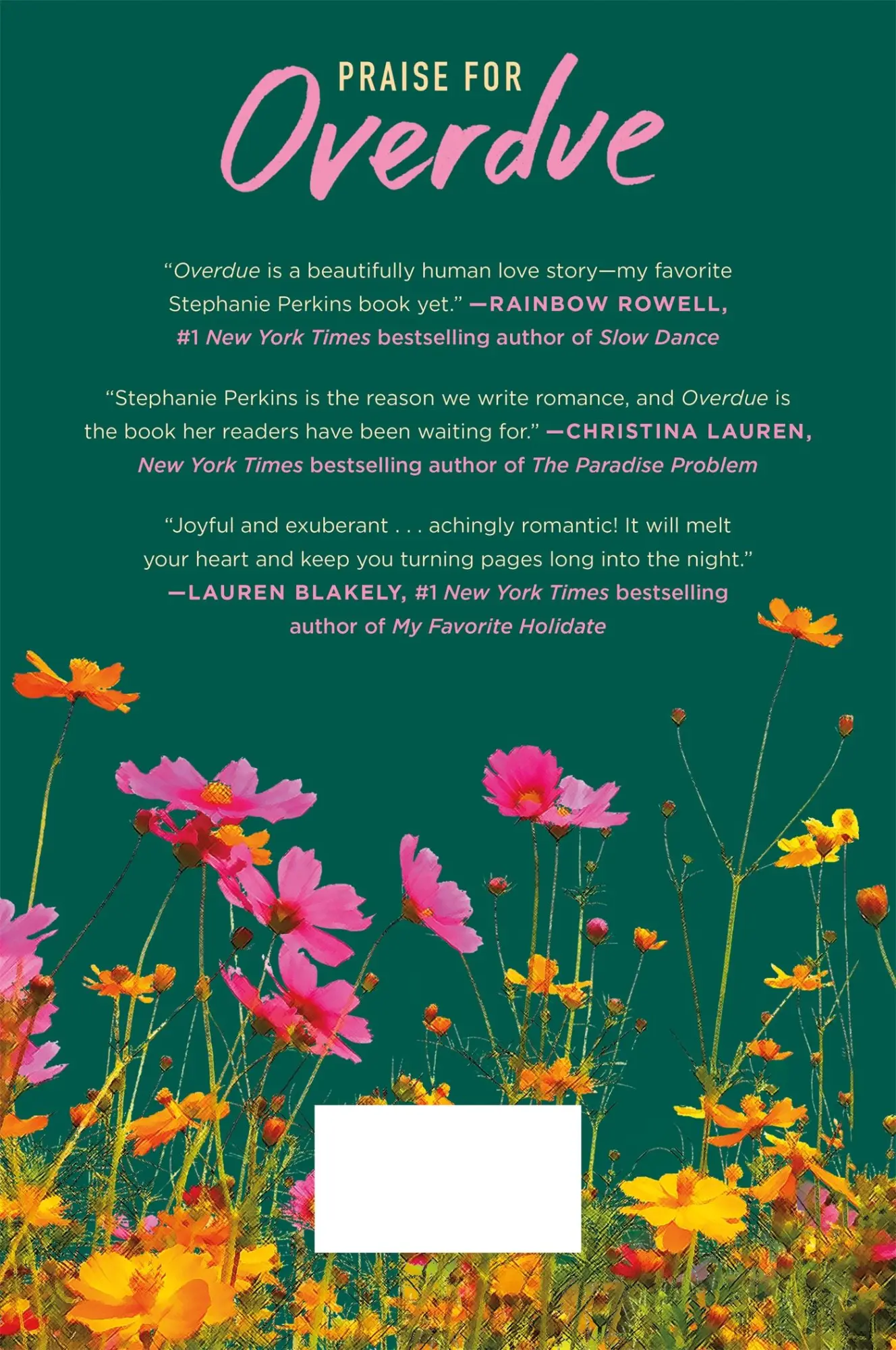 Rückseite: 9781250313461 | Overdue | A Novel | Stephanie Perkins | Buch | Englisch | 2025