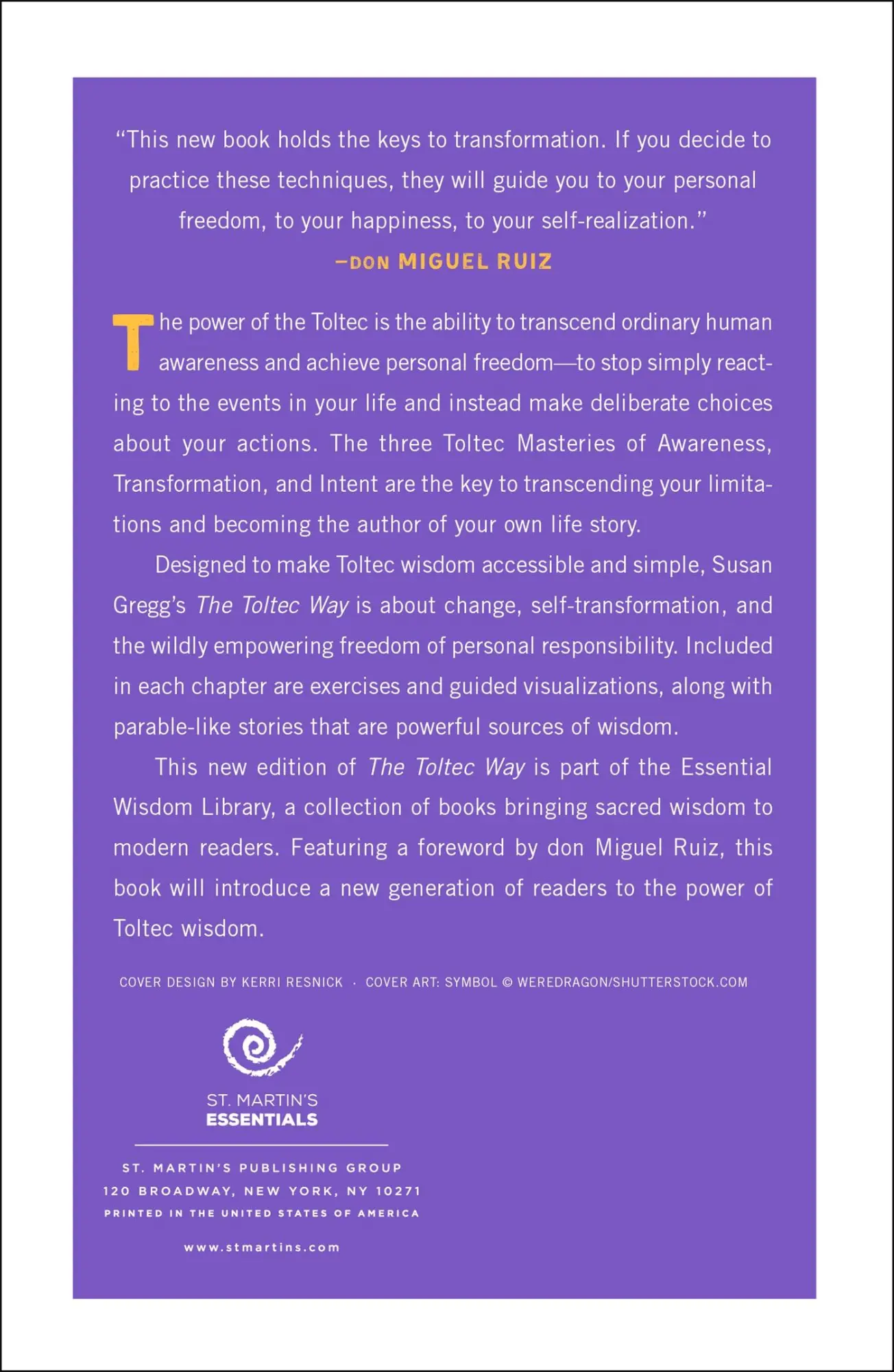 Rückseite: 9781250623461 | Toltec Way | Susan Gregg | Taschenbuch | Englisch | 2020