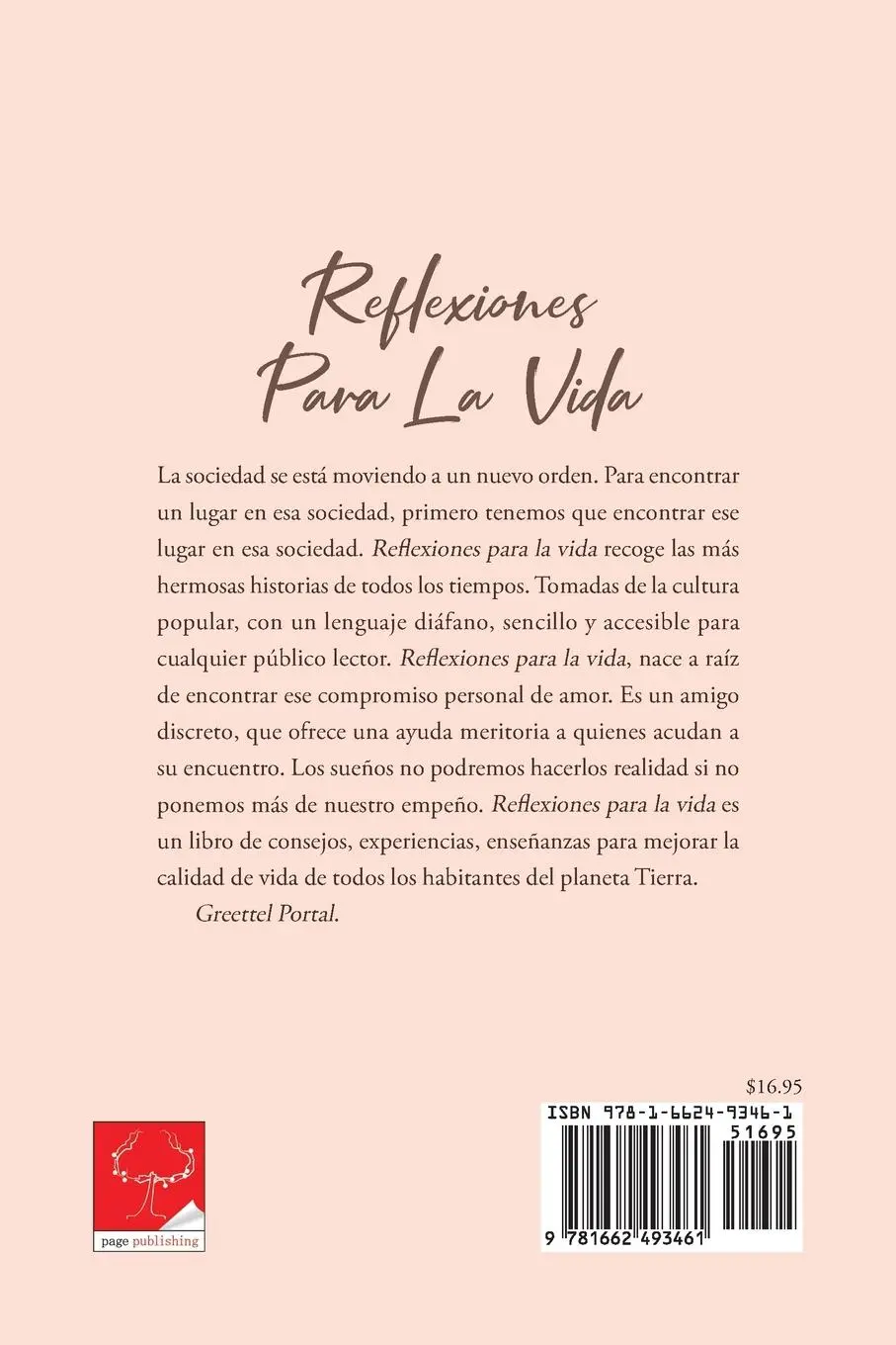Rückseite: 9781662493461 | Reflexiones Para La Vida | Greettel Portal | Taschenbuch | Spanisch