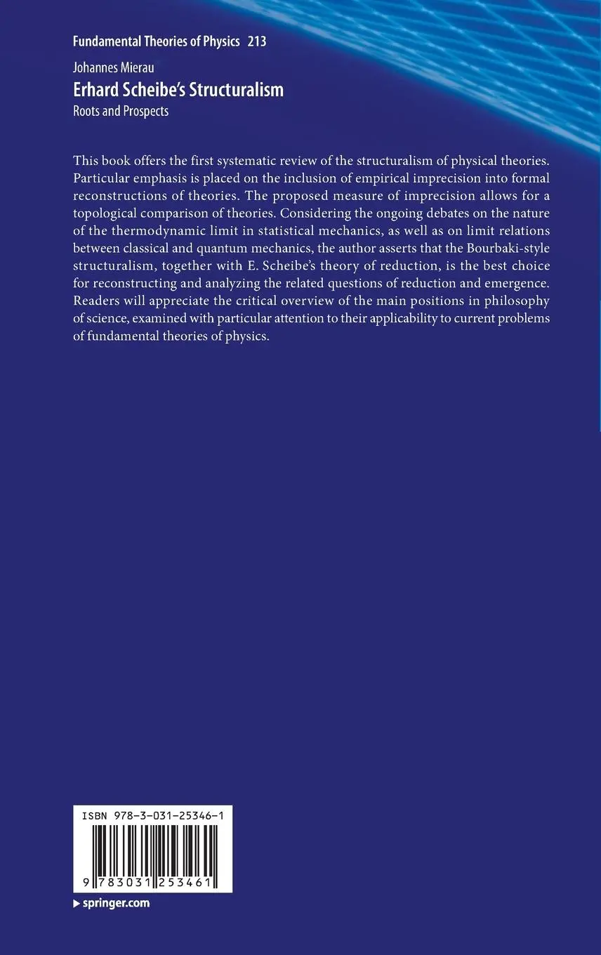 Rückseite: 9783031253461 | Erhard Scheibe's Structuralism | Roots and Prospects | Johannes Mierau