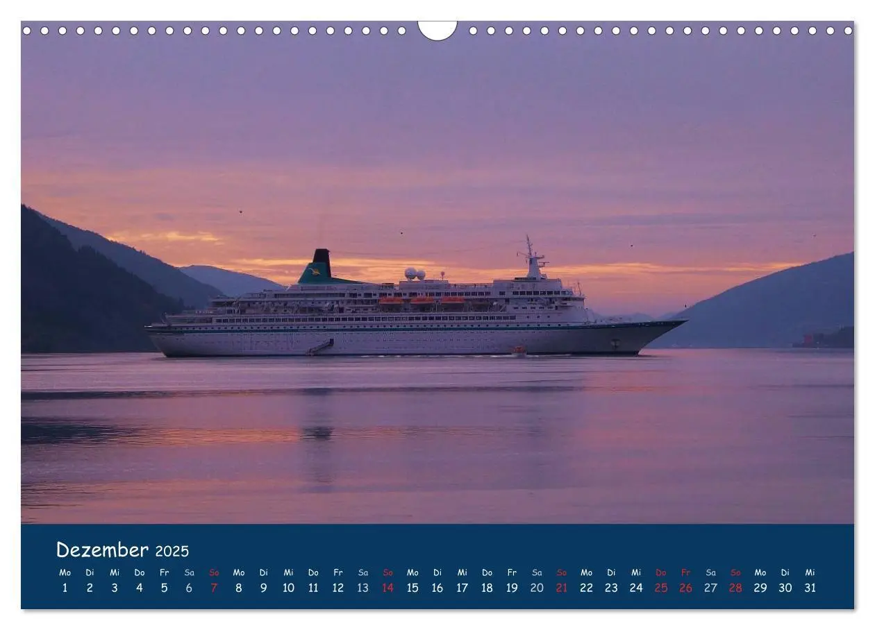 Bild: 9783435653461 | Traumschiffe im Norden (Wandkalender 2025 DIN A3 quer), CALVENDO...