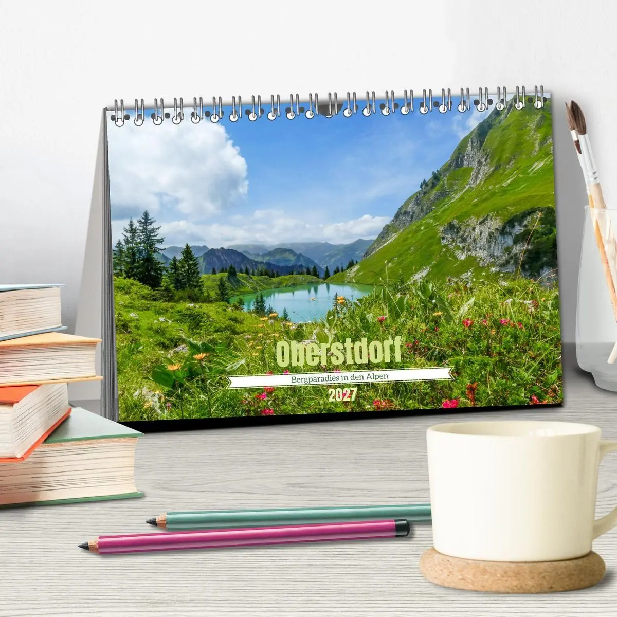 Bild: 9783569303461 | Oberstdorf - Bergparadies in den Alpen (Tischkalender 2027 DIN A5...