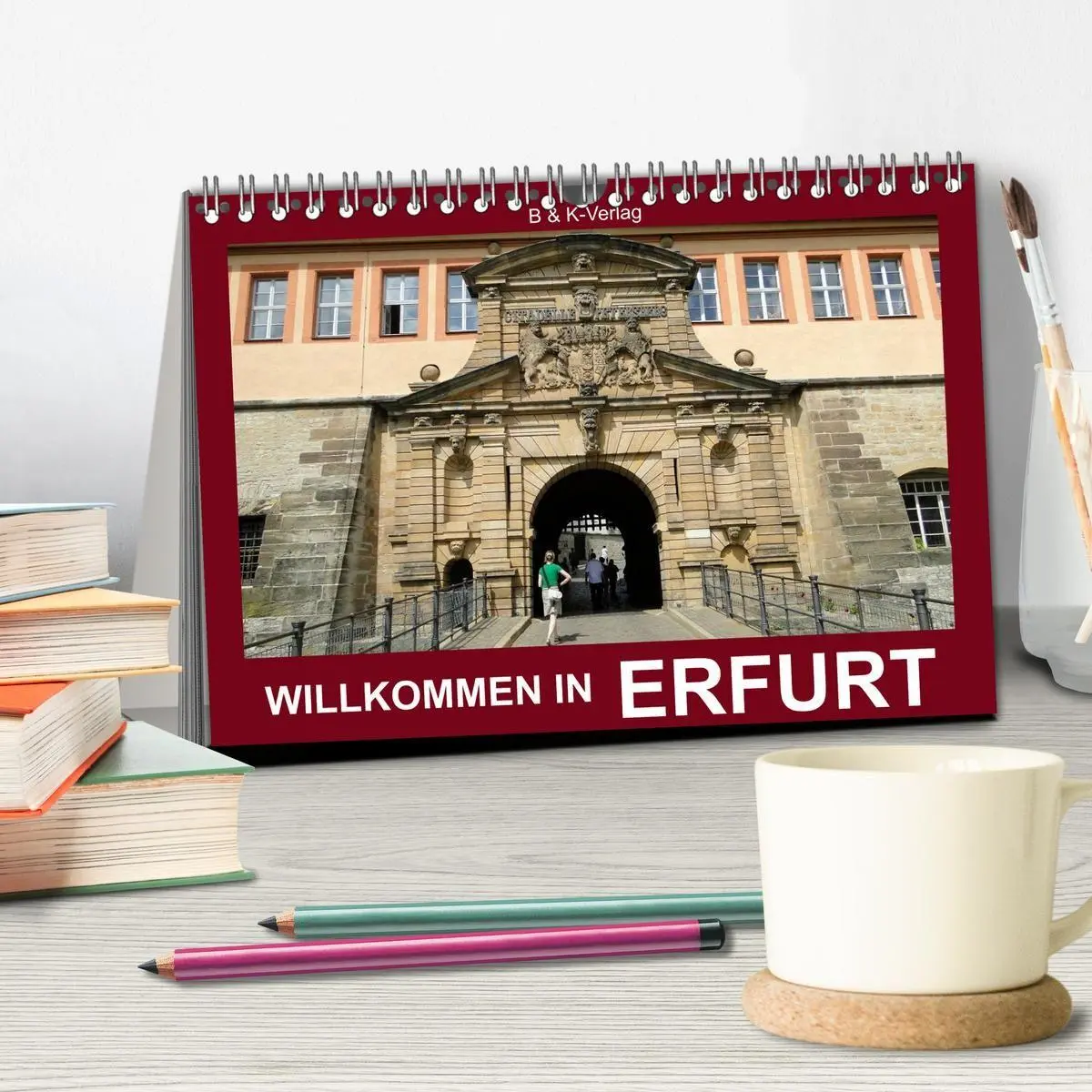 Bild: 9783594123461 | Willkommen in ERFURT (Tischkalender 2027 DIN A5 quer), CALVENDO...