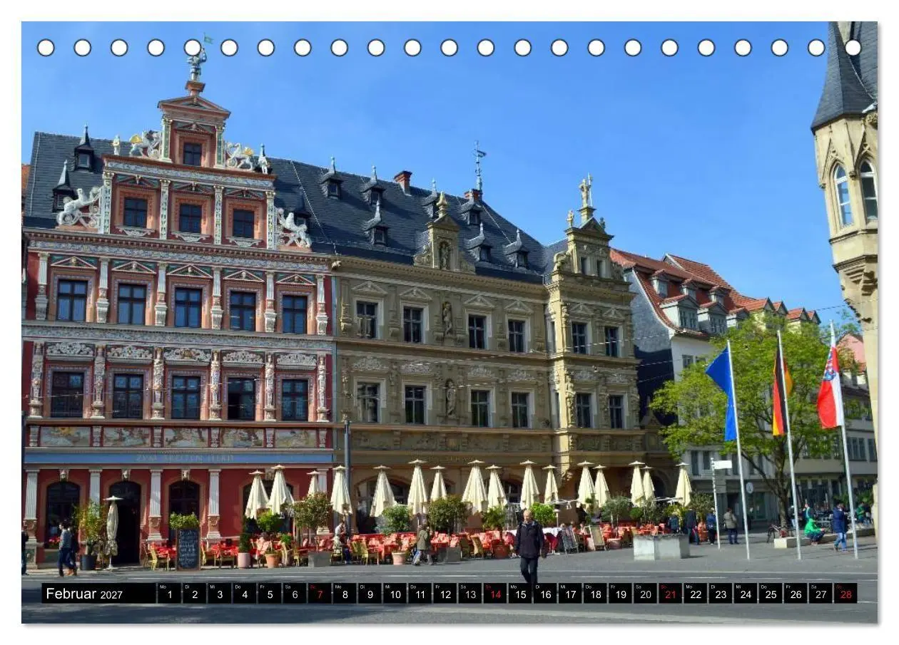 Bild: 9783594123461 | Willkommen in ERFURT (Tischkalender 2027 DIN A5 quer), CALVENDO...