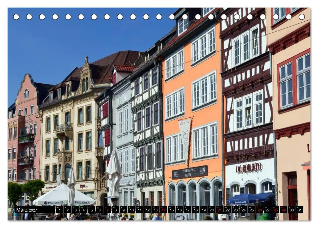 Bild: 9783594123461 | Willkommen in ERFURT (Tischkalender 2027 DIN A5 quer), CALVENDO...