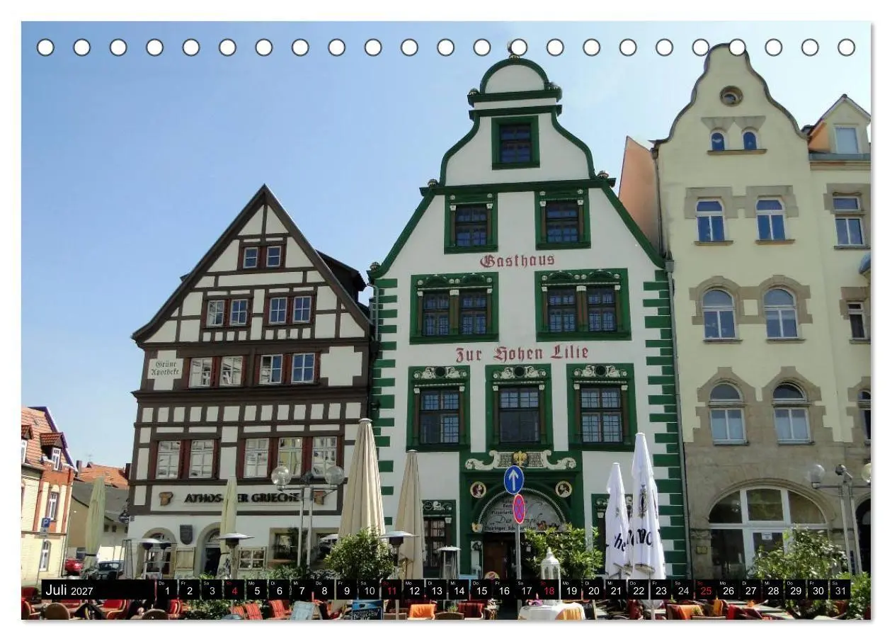 Bild: 9783594123461 | Willkommen in ERFURT (Tischkalender 2027 DIN A5 quer), CALVENDO...