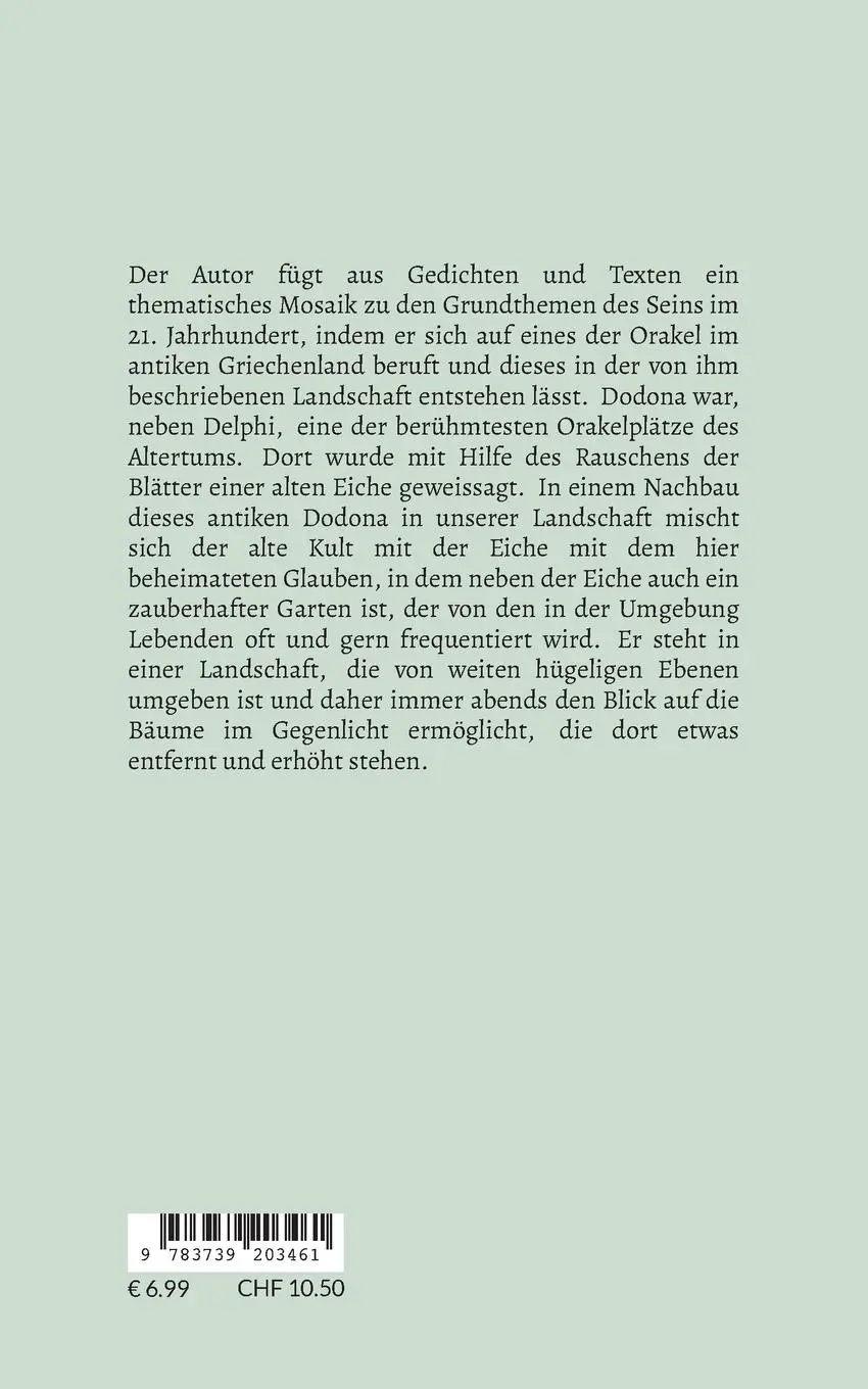 Rückseite: 9783739203461 | Bäume am Abend im Gegenlicht | Ein Mosaik aus Prosa und Gedichten