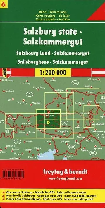 Bild: 9783850843461 | FuB Österreich 06 Land Salzburg - Salzkammergut 1 : 200 000 | Deutsch