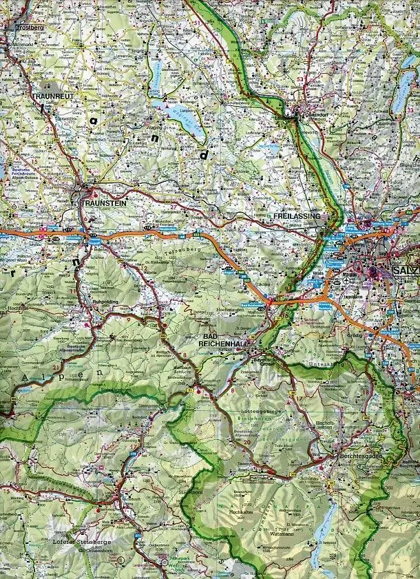 Bild: 9783850843461 | FuB Österreich 06 Land Salzburg - Salzkammergut 1 : 200 000 | Deutsch