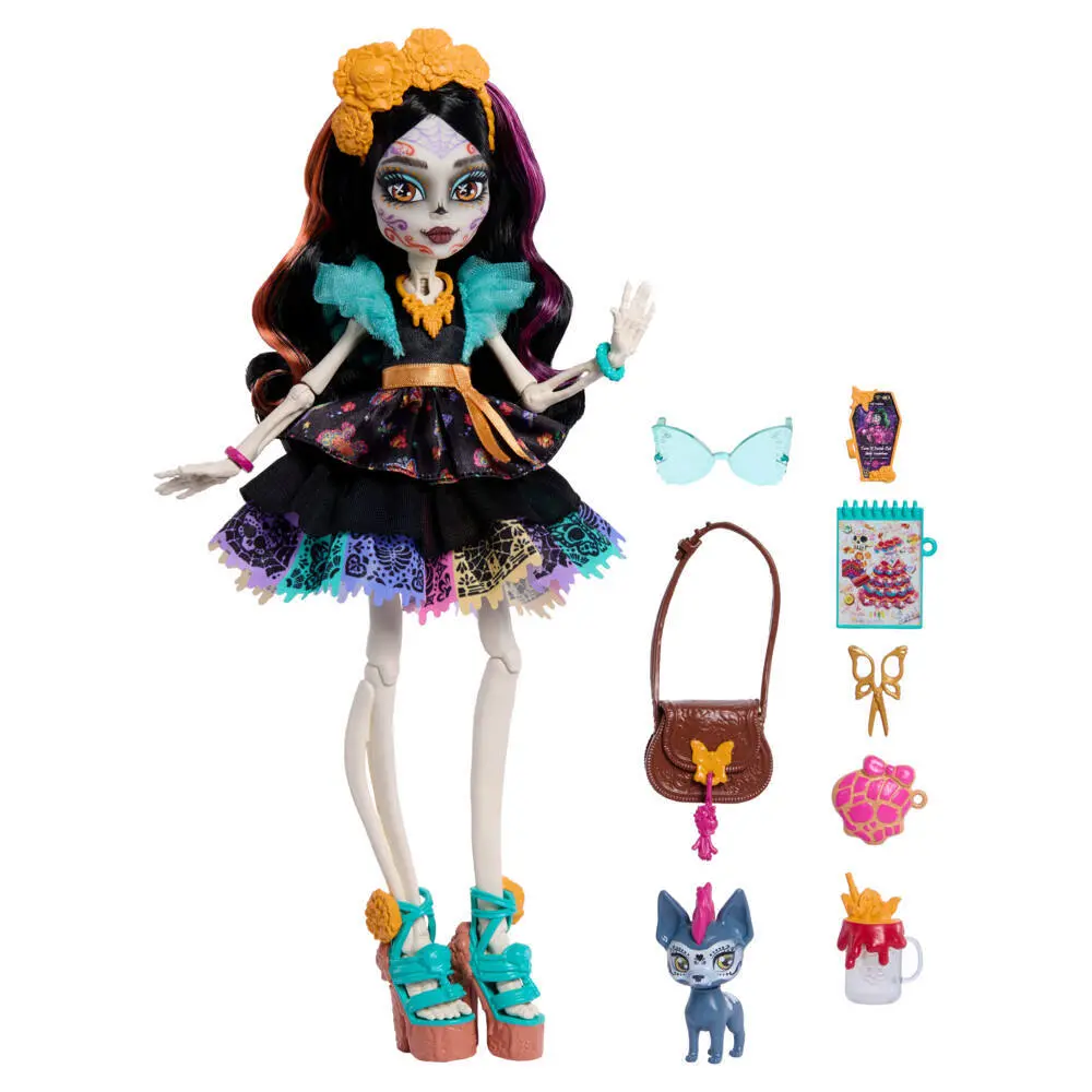 Bild: 194735333561 | Monster High Skelita Puppe | Blister | JHK34 | Deutsch | 2026 | Mattel