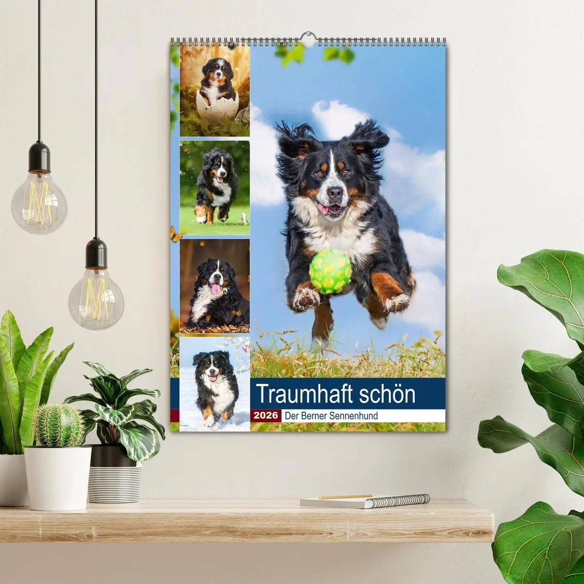 Bild: 9783516373561 | Traumhaft schön - Der Berner Sennenhund (Wandkalender 2026 DIN A2...