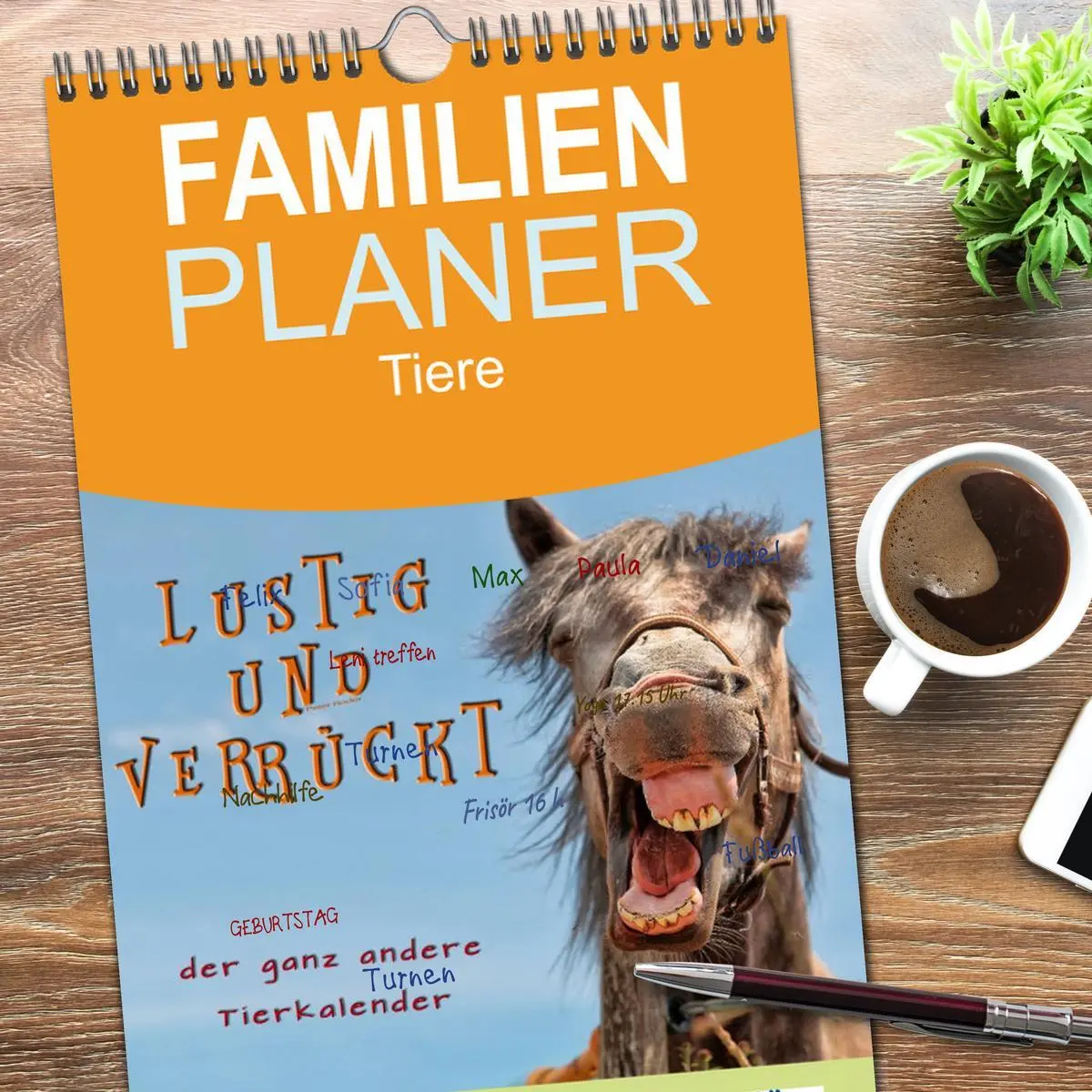 Bild: 9783516513561 | Familienplaner 2026 - Lustig und verrückt - der ganz andere...