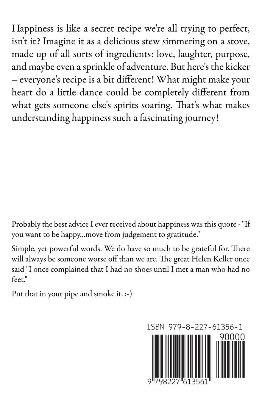 Rückseite: 9798227613561 | Happiness Struggles? | Don Barnes | Taschenbuch | Englisch | 2024
