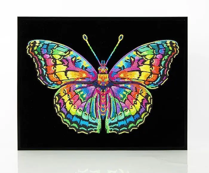 Cover: 4895225943661 | DIAMOND DOTZ - Diamond Painting Neon Schmetterling | Kit (Bastelset)