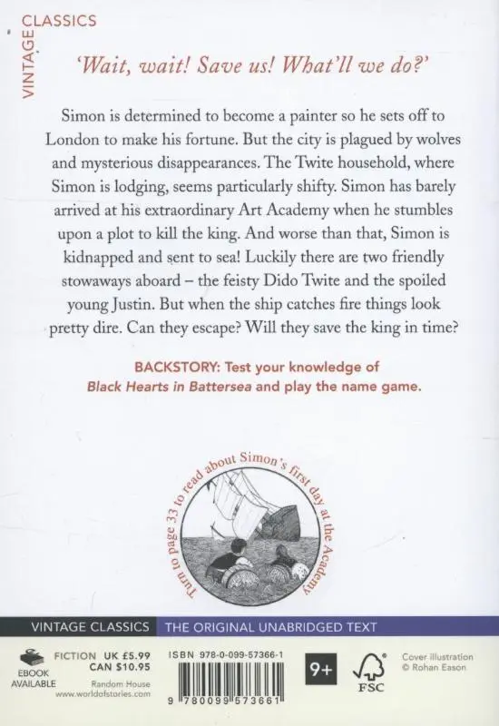 Rückseite: 9780099573661 | Black Hearts in Battersea | Joan Aiken | Taschenbuch | Englisch | 2012