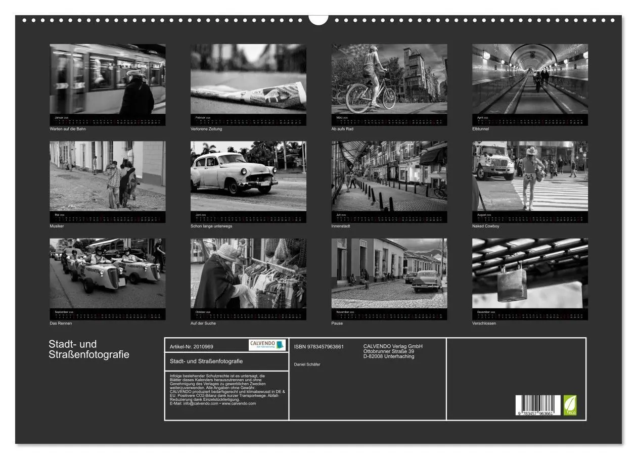 Bild: 9783457963661 | Stadt- und Straßenfotografie (Wandkalender 2026 DIN A2 quer),...