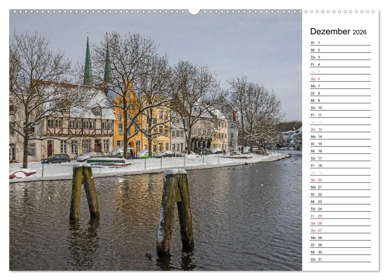 Bild: 9783516123661 | Hansestadt Lübeck / Geburtstagskalender (Wandkalender 2026 DIN A2...