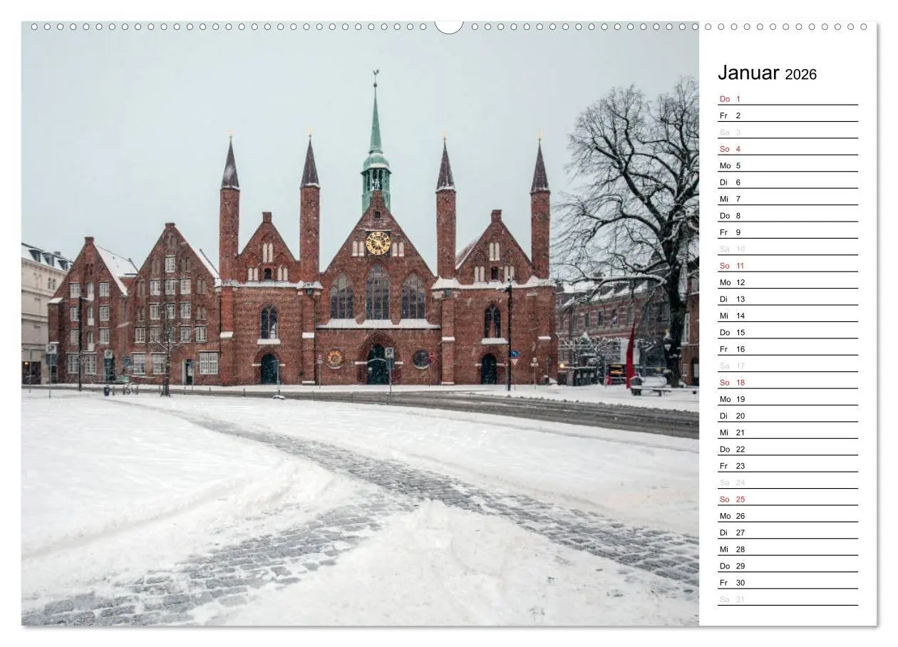 Bild: 9783516123661 | Hansestadt Lübeck / Geburtstagskalender (Wandkalender 2026 DIN A2...