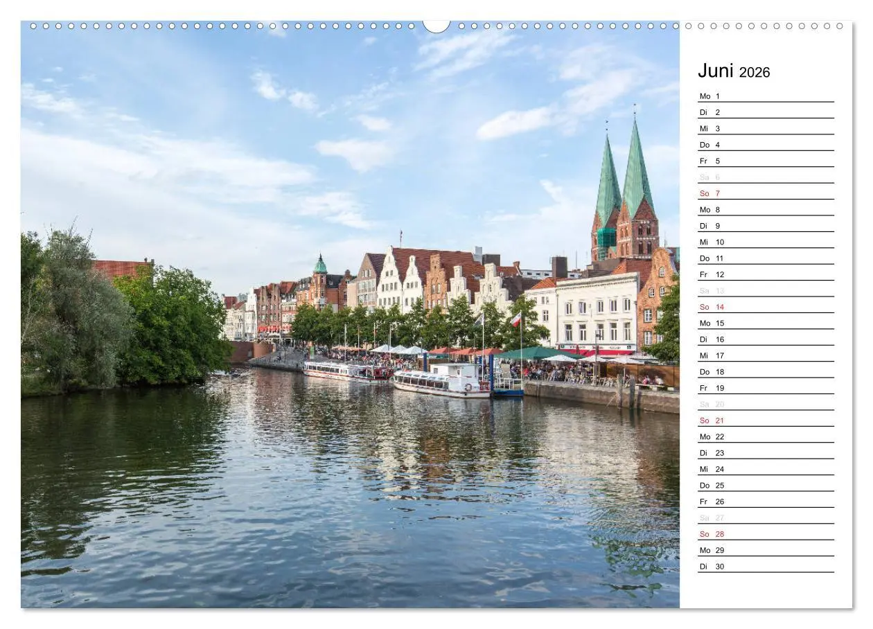 Bild: 9783516123661 | Hansestadt Lübeck / Geburtstagskalender (Wandkalender 2026 DIN A2...