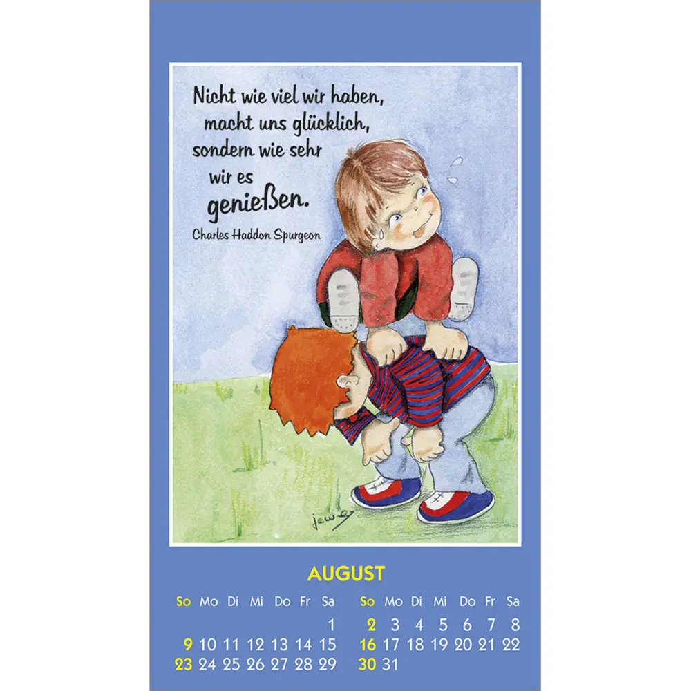 Bild: 9783754893661 | Kleine Clown-Grüße 2026 | Aufkleber-Kalender mit Clown-Motiven | 14 S.