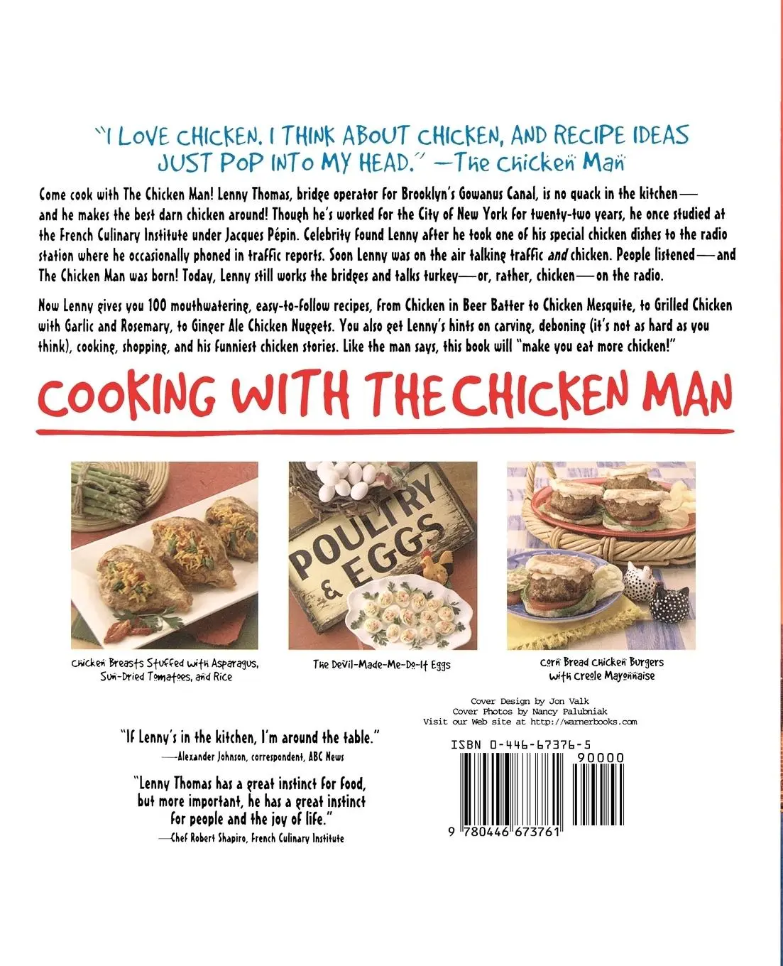Rückseite: 9780446673761 | Cooking with the Chicken Man | Leonard Thomas | Taschenbuch | Englisch