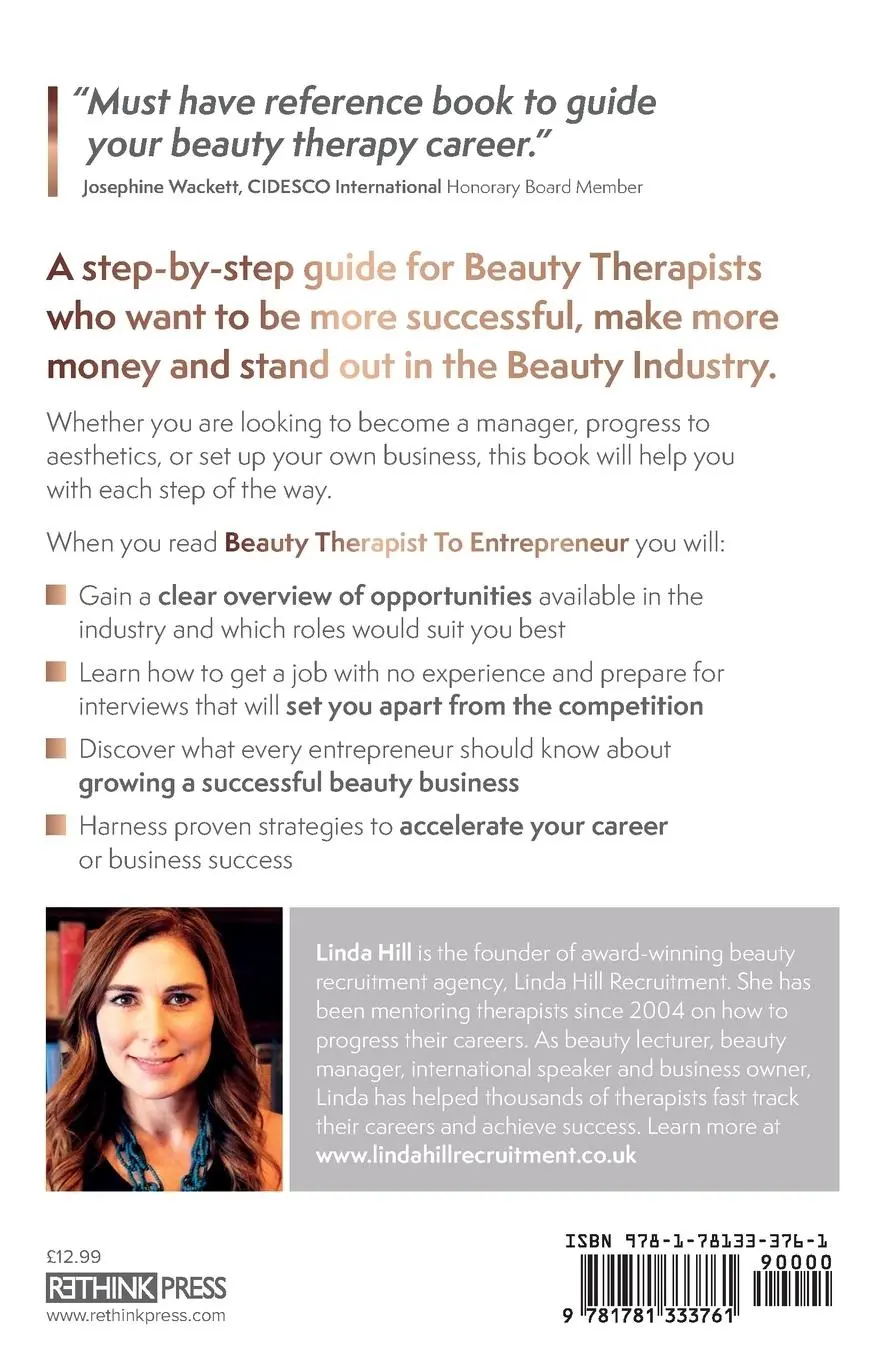 Rückseite: 9781781333761 | Beauty Therapist To Entrepreneur | Linda Hill | Taschenbuch | Englisch