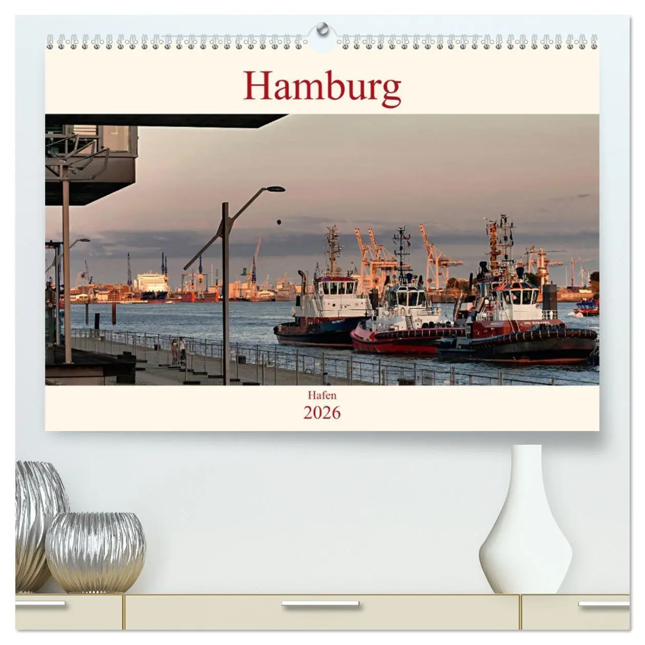 Cover: 9783457713761 | Hamburg Hafen (hochwertiger Premium Wandkalender 2026 DIN A2 quer),...