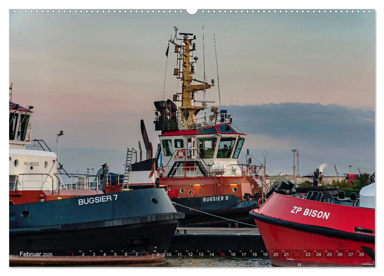 Bild: 9783457713761 | Hamburg Hafen (hochwertiger Premium Wandkalender 2026 DIN A2 quer),...