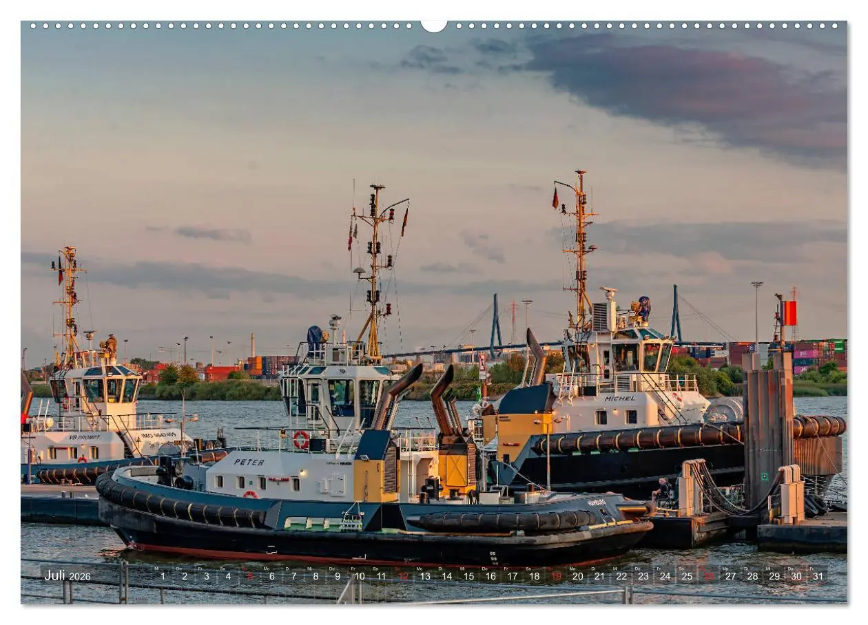 Bild: 9783457713761 | Hamburg Hafen (hochwertiger Premium Wandkalender 2026 DIN A2 quer),...