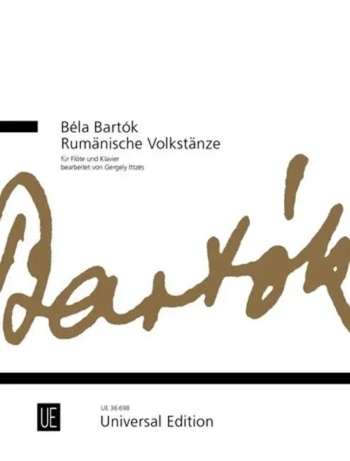 Cover: 9783702473761 | Rumänische Volkstänze | Flöte und Klavier. Partitur. | Gergely Ittzés