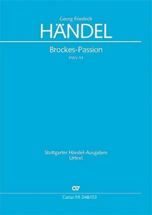 Cover: 9790007093761 | Brockes-Passion. 'Der für die Sünde der Welt gemarterte und...
