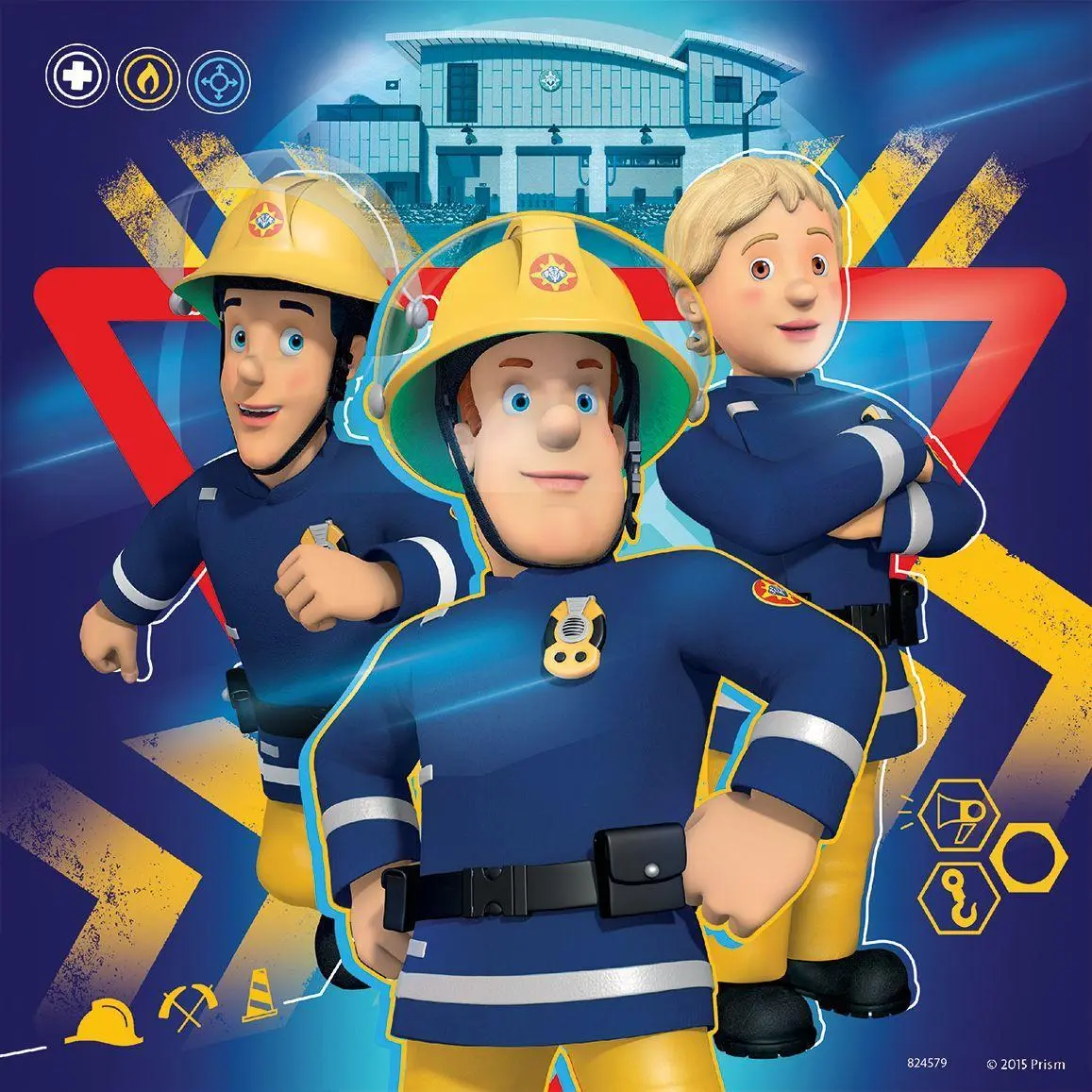 Bild: 4005556093861 | Bei Gefahr Sam rufen. Puzzle 3 x 49 Teile | Spiel | 09386 | Deutsch