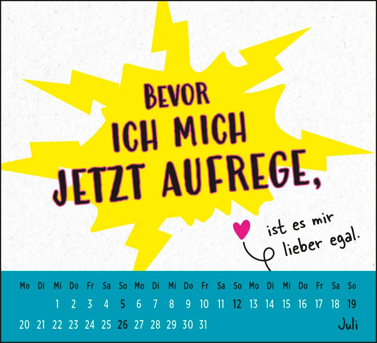 Bild: 4036442013861 | Mini-Kalender 2026: wird bestimmt besshahahaha | Groh Verlag | 26 S.