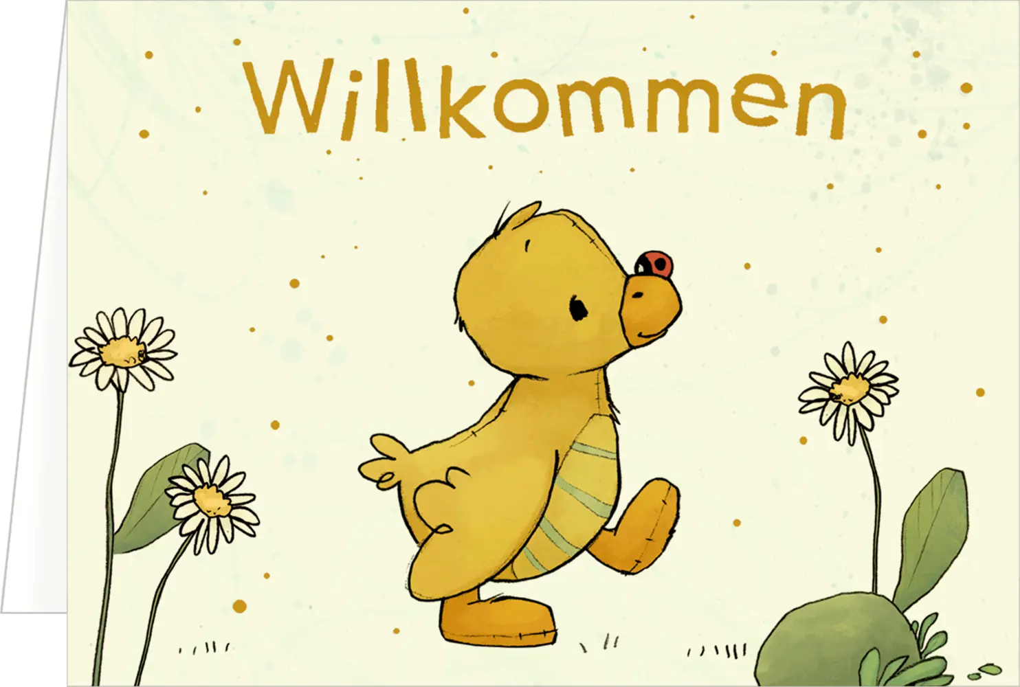 Bild: 4050003953861 | Mini-Grußkarten - Willkommen | Joëlle Tourlonias | Box | 4 S. | 2025