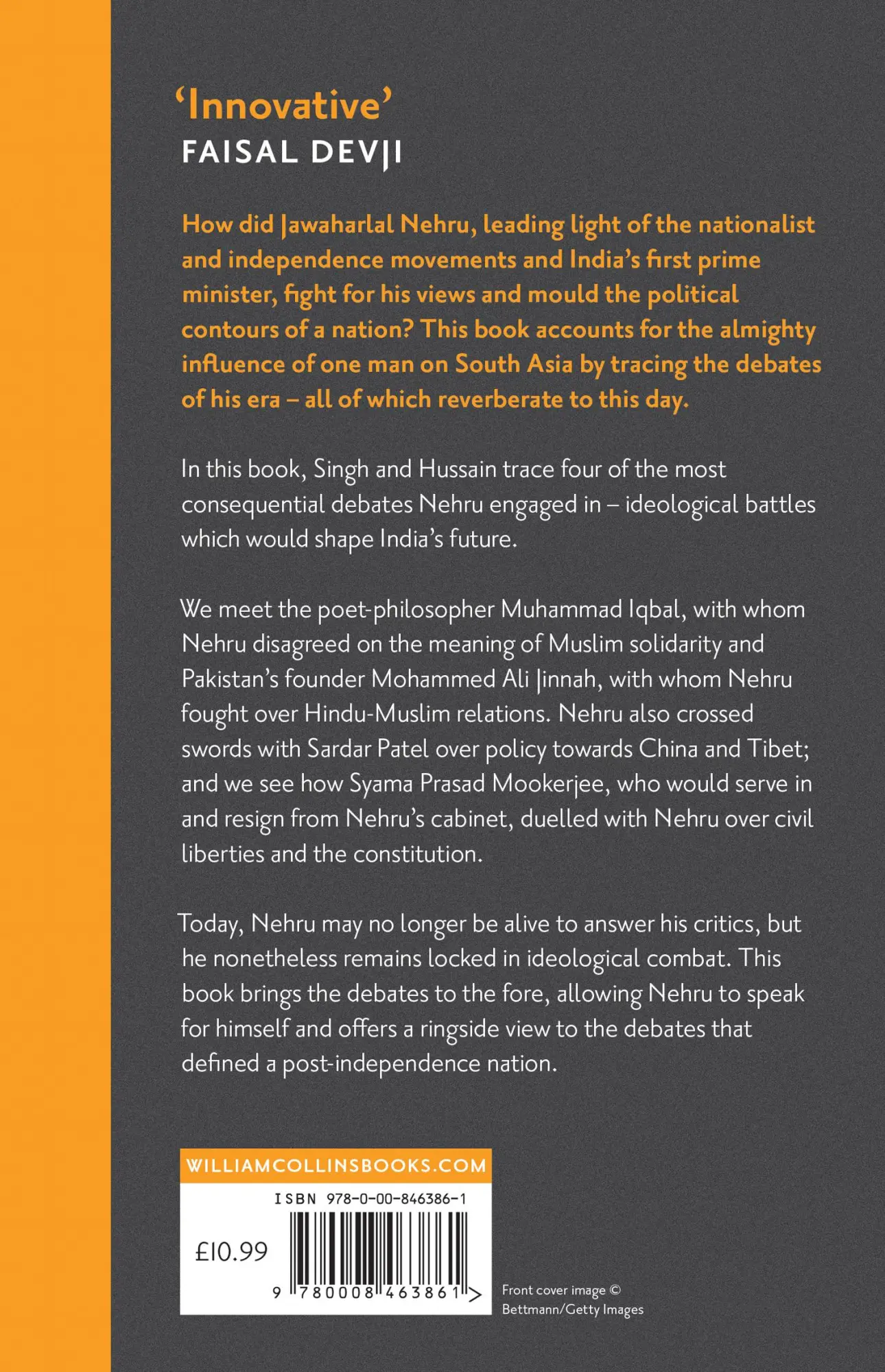 Rückseite: 9780008463861 | Nehru | The Debates That Defined India | Adeel Hussain (u. a.) | Buch