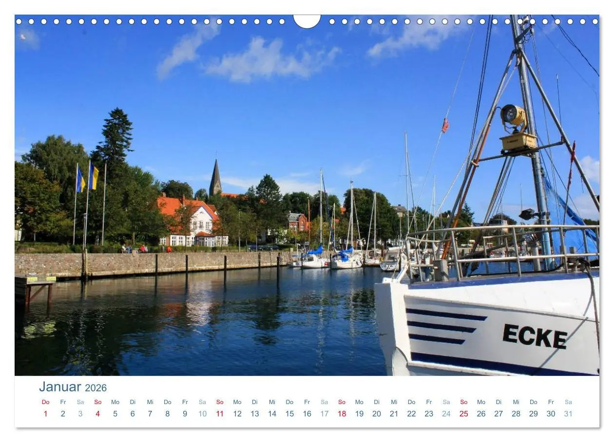 Bild: 9783516103861 | Eckernförde 2026. Impressionen rund um den Hafen (Wandkalender 2026...