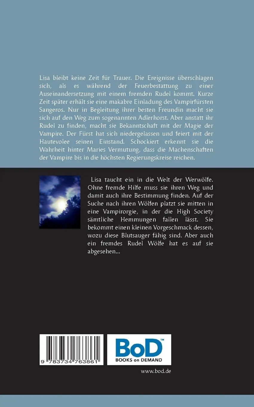 Rückseite: 9783734763861 | Luna - Priesterin der Wölfe | Band 2: Verschleppt | Sabine Höflinger
