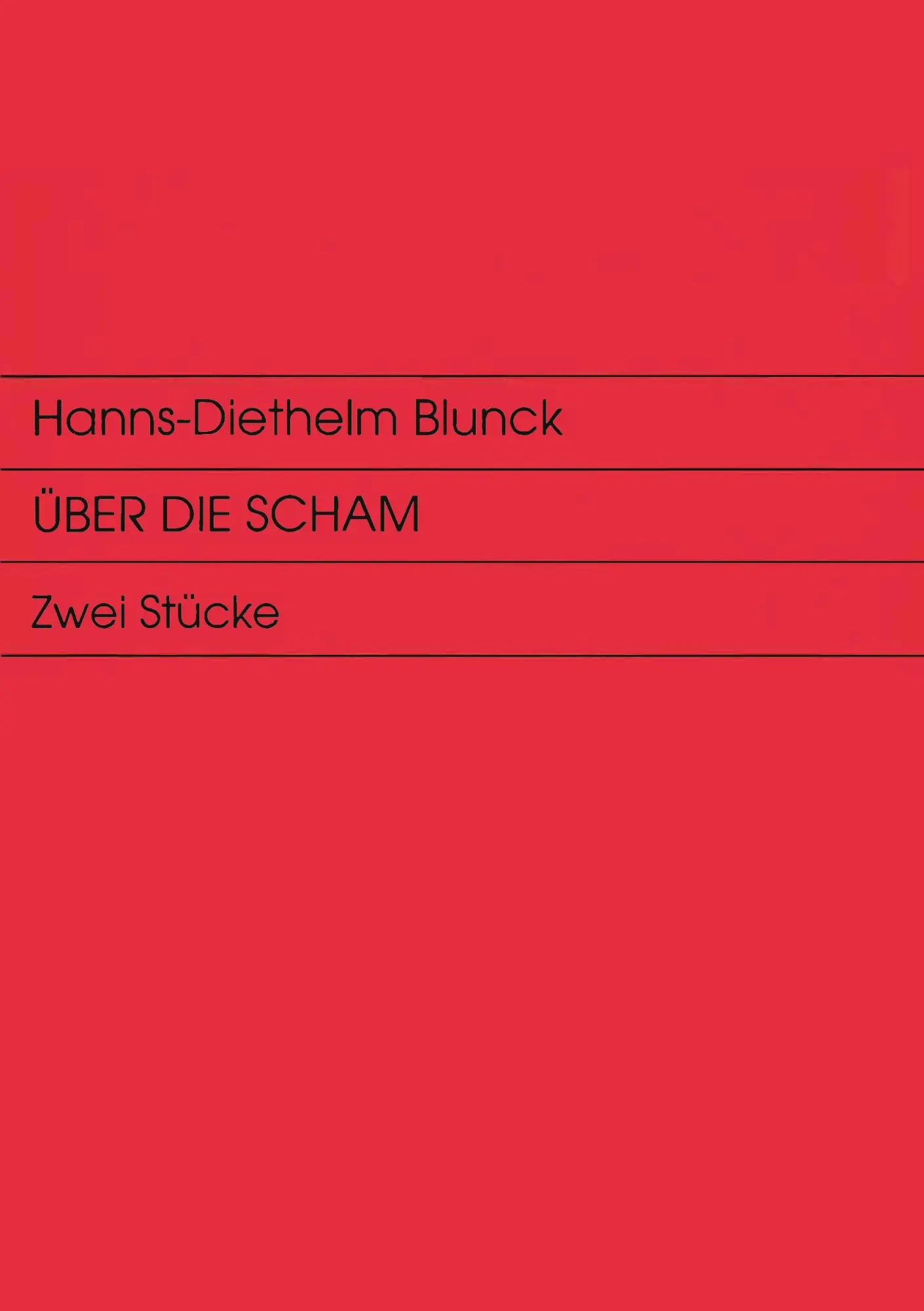 Cover: 9783898113861 | Über die Scham | Hanns-Diethelm Blunck | Taschenbuch | 76 S. | Deutsch