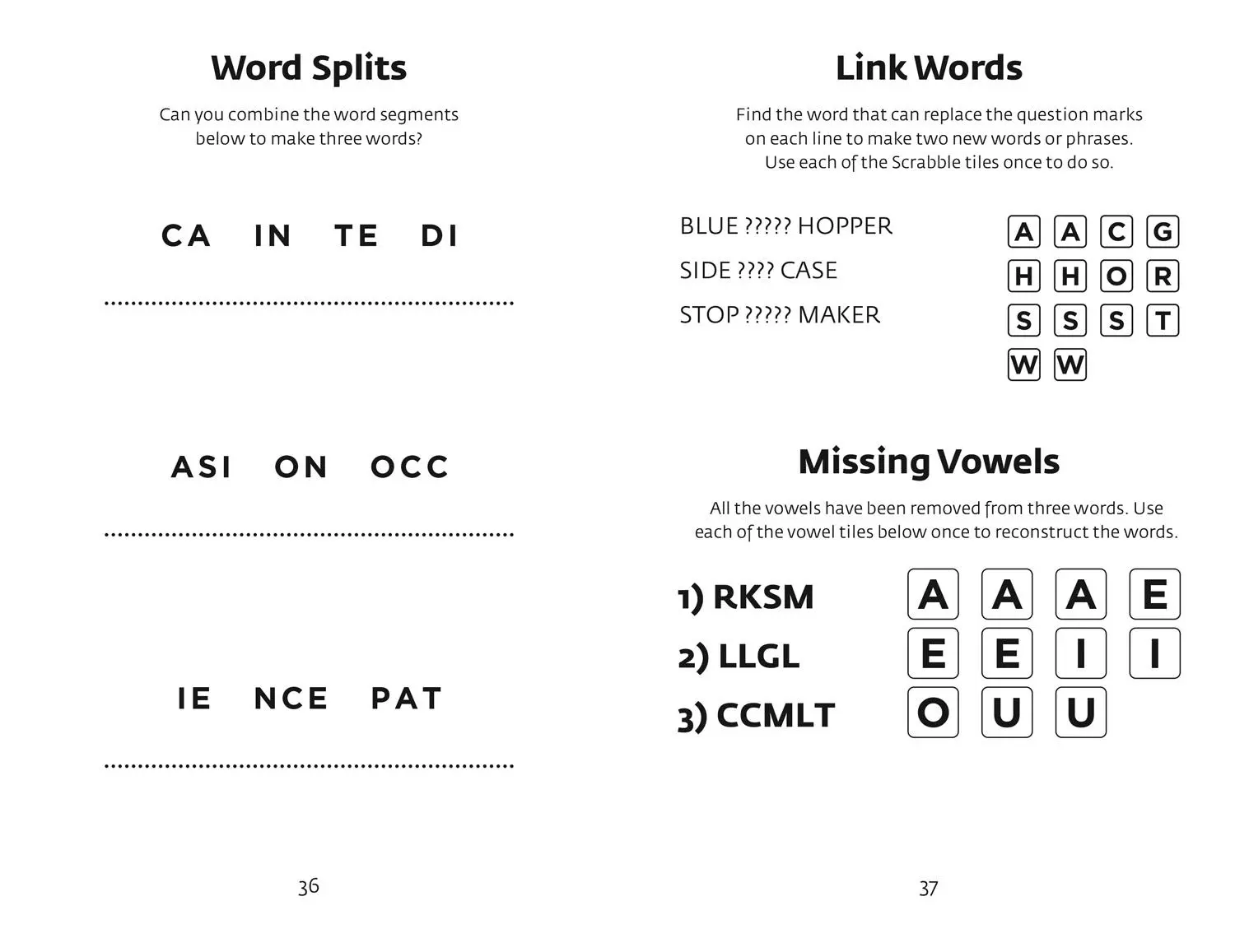Bild: 9780008523961 | SCRABBLE(TM) Puzzles | Book 1 | Collins Scrabble | Taschenbuch | 2022