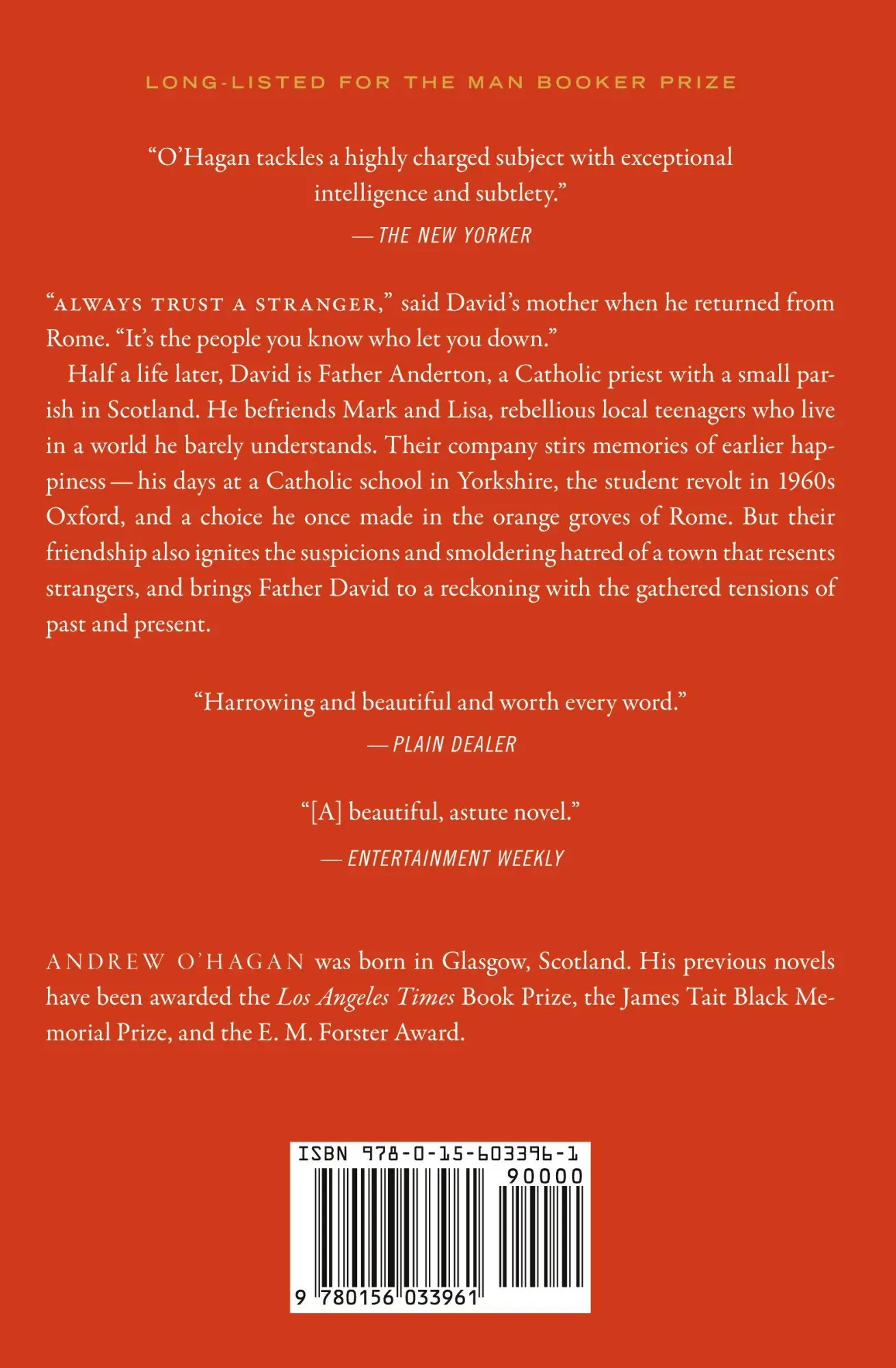 Rückseite: 9780156033961 | Be Near Me | Andrew O'Hagan | Taschenbuch | Kartoniert / Broschiert