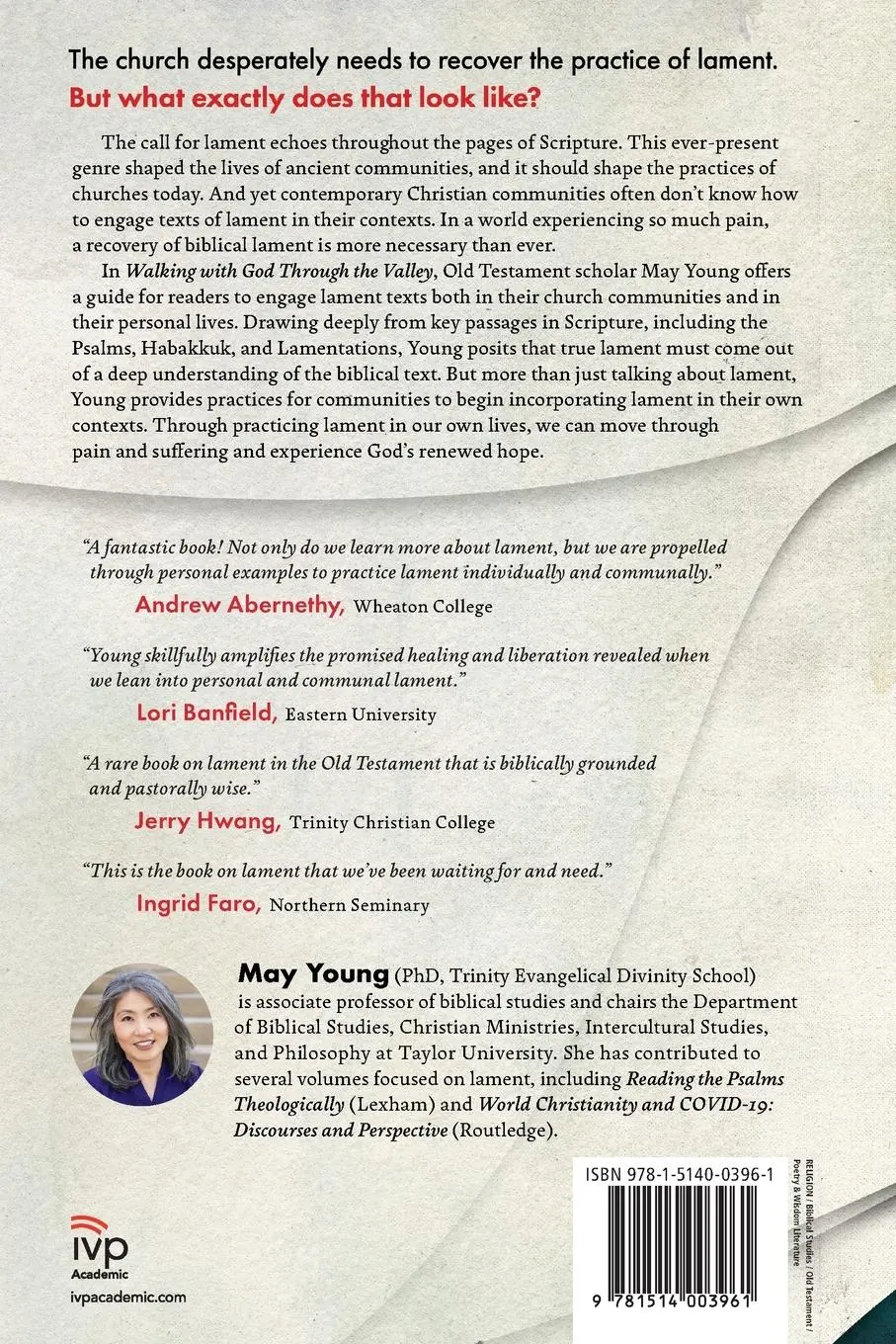 Rückseite: 9781514003961 | Walking with God Through the Valley | May Young | Taschenbuch | 2025