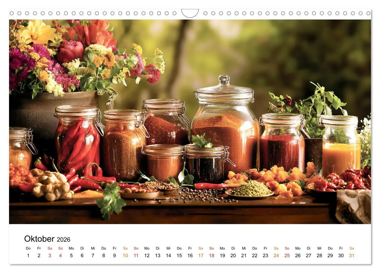 Bild: 9783457313961 | Küchenkalender Glaswerk (Wandkalender 2026 DIN A3 quer), CALVENDO...