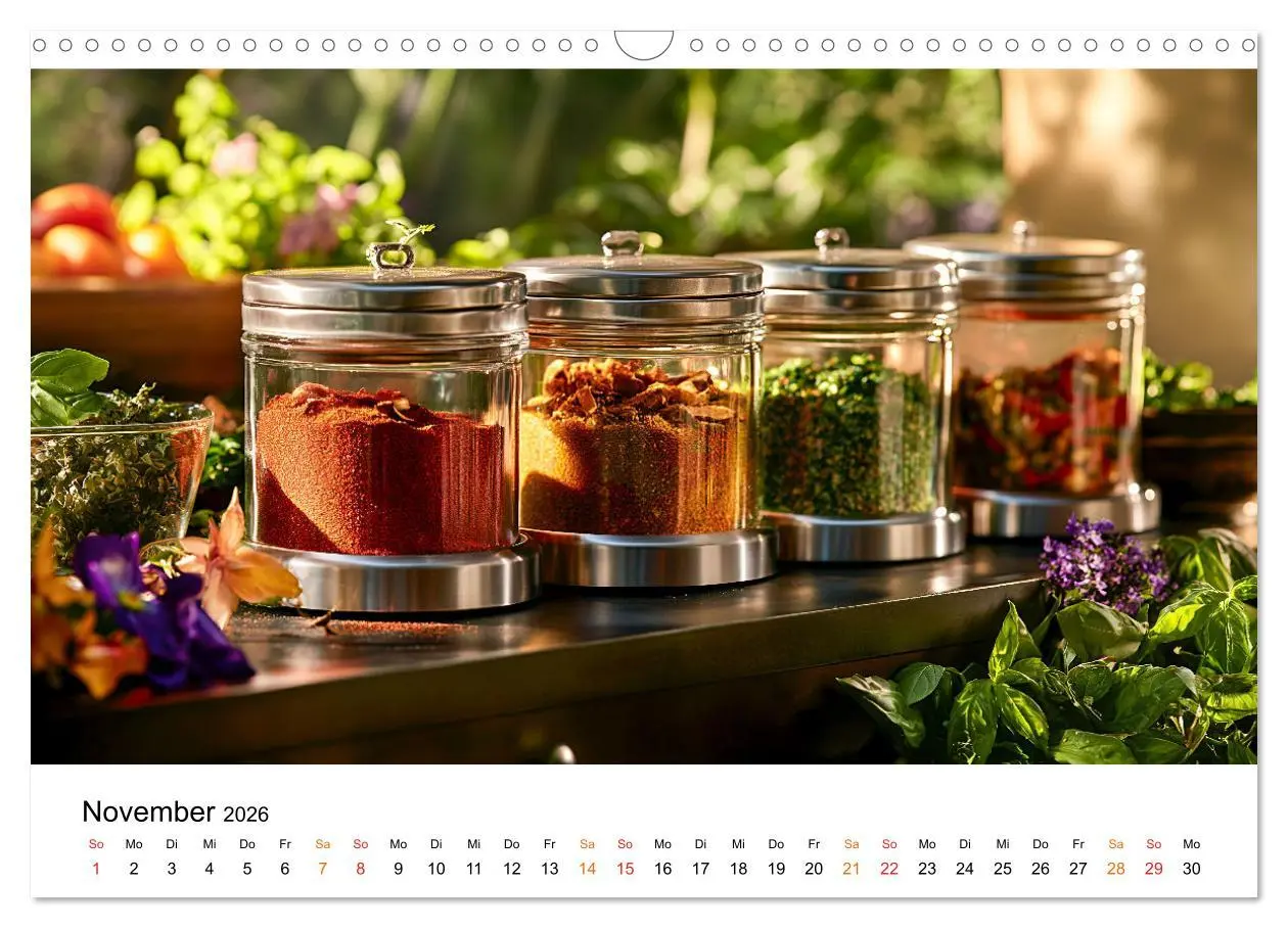 Bild: 9783457313961 | Küchenkalender Glaswerk (Wandkalender 2026 DIN A3 quer), CALVENDO...