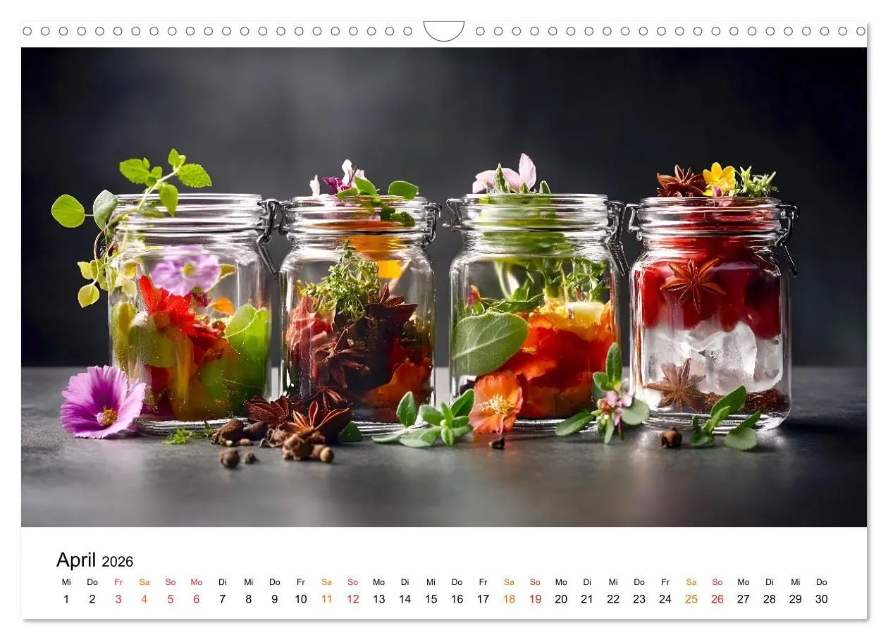 Bild: 9783457313961 | Küchenkalender Glaswerk (Wandkalender 2026 DIN A3 quer), CALVENDO...