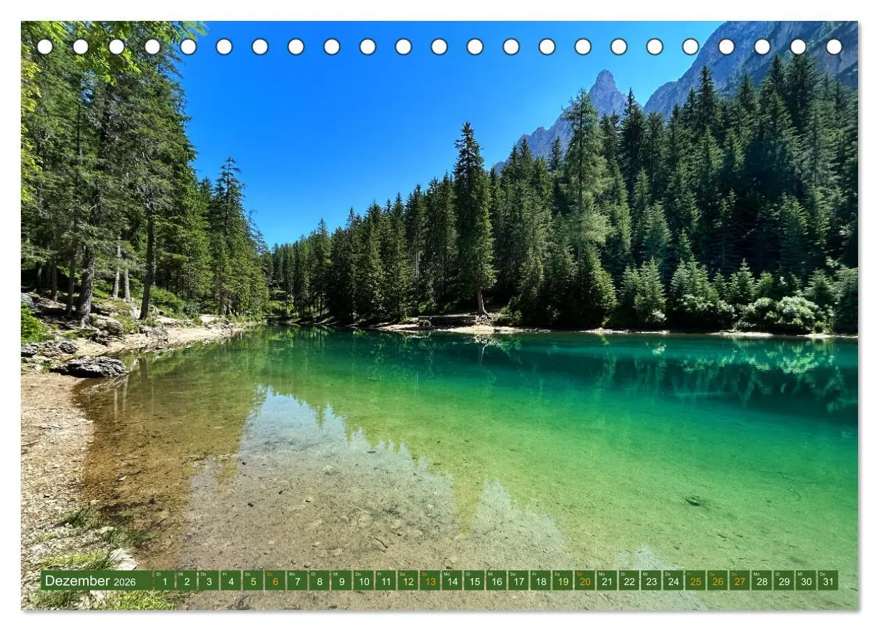 Bild: 9783457483961 | Erlebe mit mir die Schönheit der Alpen (Tischkalender 2026 DIN A5...