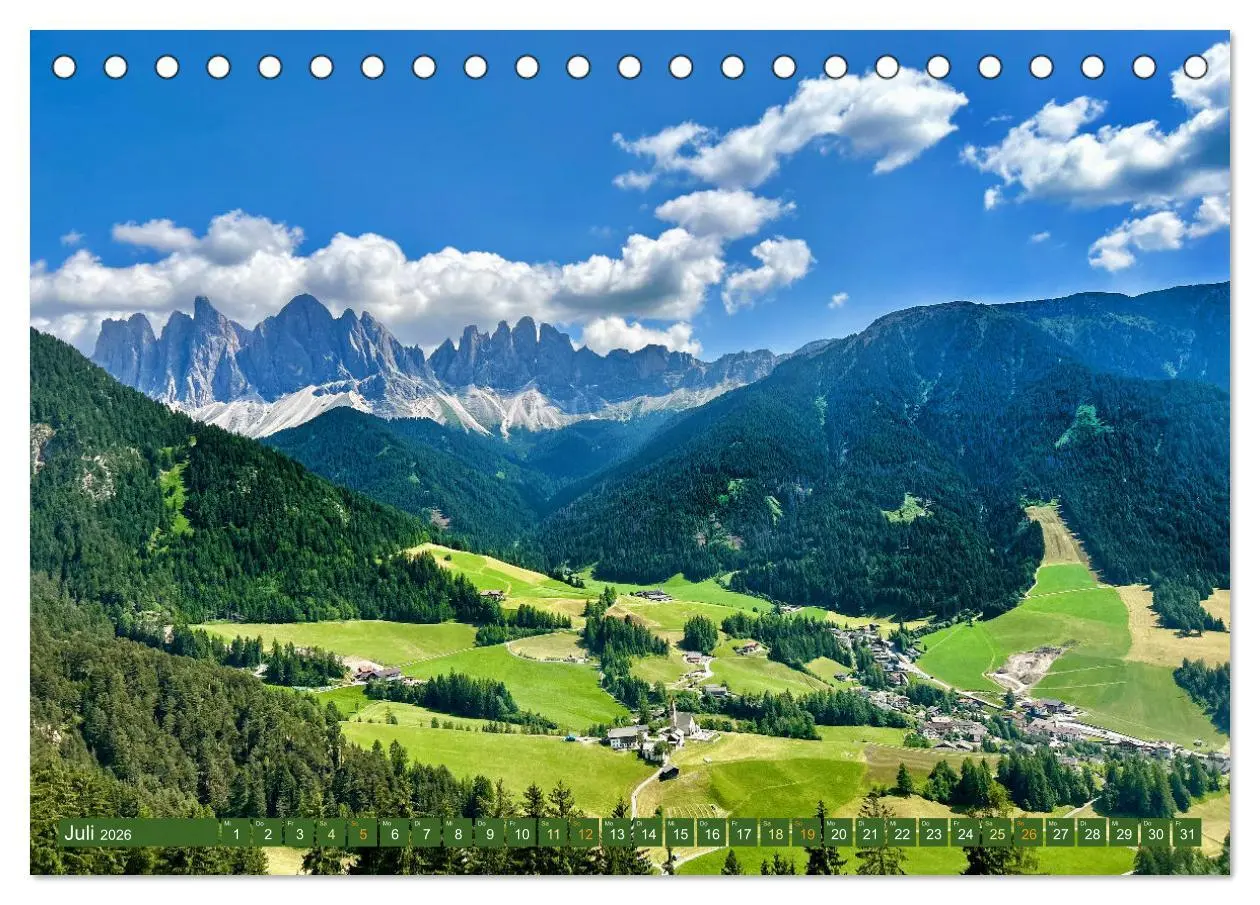 Bild: 9783457483961 | Erlebe mit mir die Schönheit der Alpen (Tischkalender 2026 DIN A5...