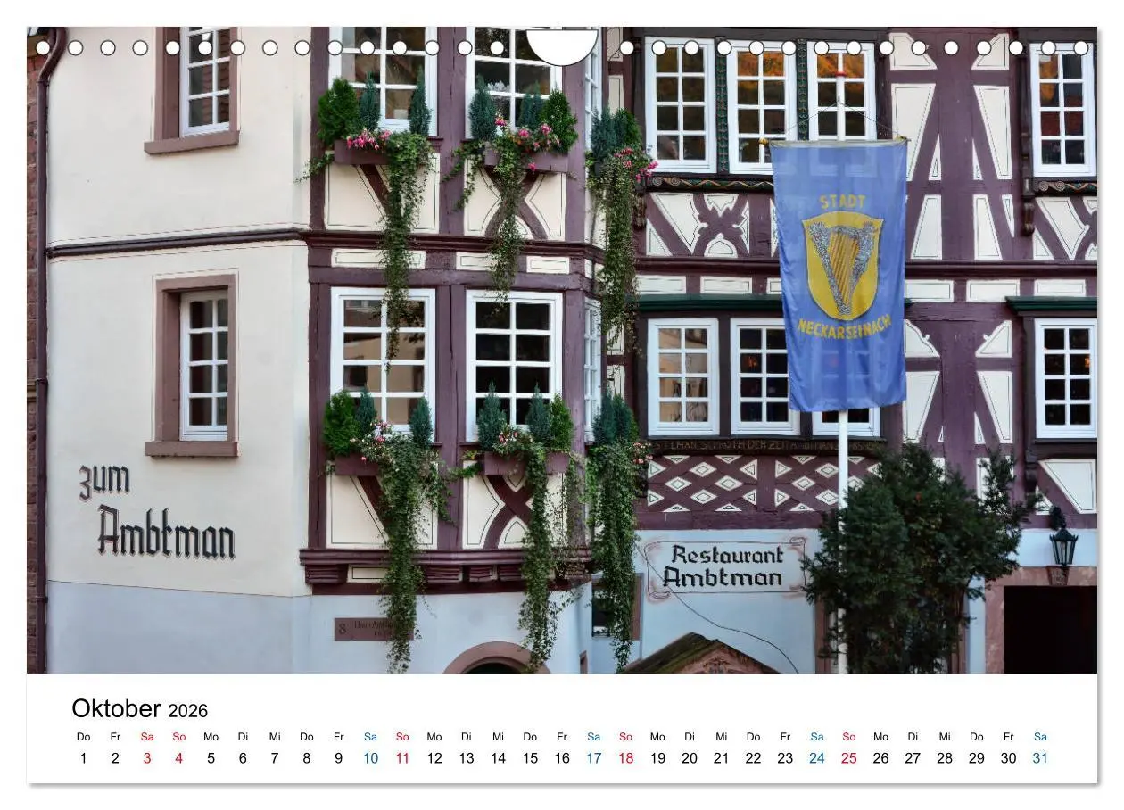 Bild: 9783457863961 | Odenwald - Impressionen (Wandkalender 2026 DIN A4 quer), CALVENDO...