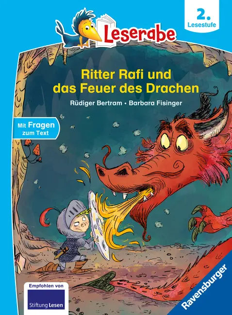 Cover: 9783473463961 | Leserabe 2. Lesestufe - Ritter Rafi und das Feuer des Drachen | Buch