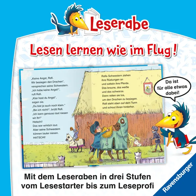 Bild: 9783473463961 | Leserabe 2. Lesestufe - Ritter Rafi und das Feuer des Drachen | Buch